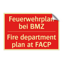 Feuerwehrplan bei BMZ - Fire department plan at FACP