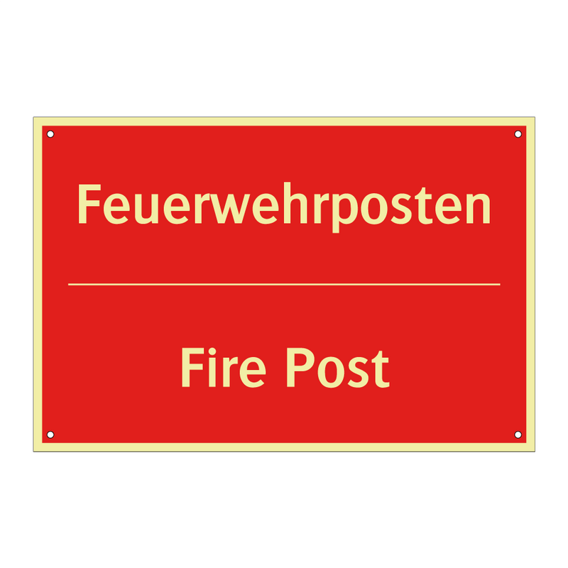 Feuerwehrposten - Fire Post