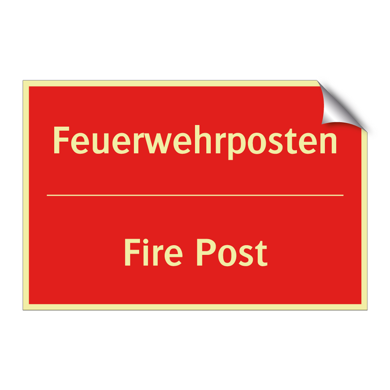 Feuerwehrposten - Fire Post
