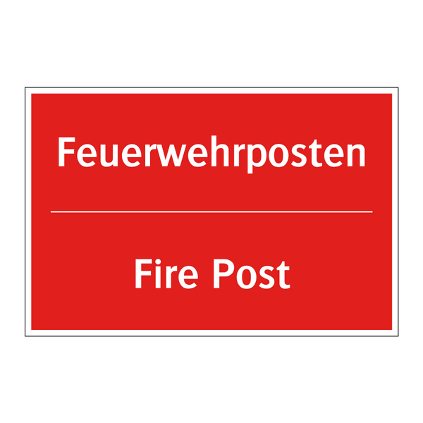 Feuerwehrposten - Fire Post