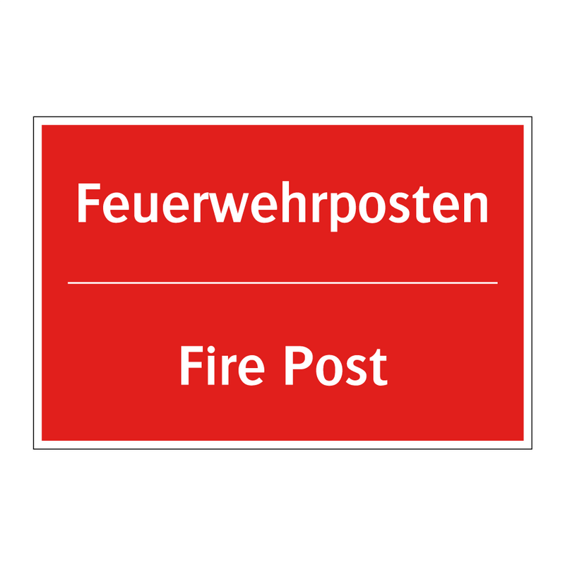 Feuerwehrposten - Fire Post