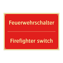 Feuerwehrschalter - Firefighter switch