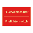 Feuerwehrschalter - Firefighter switch