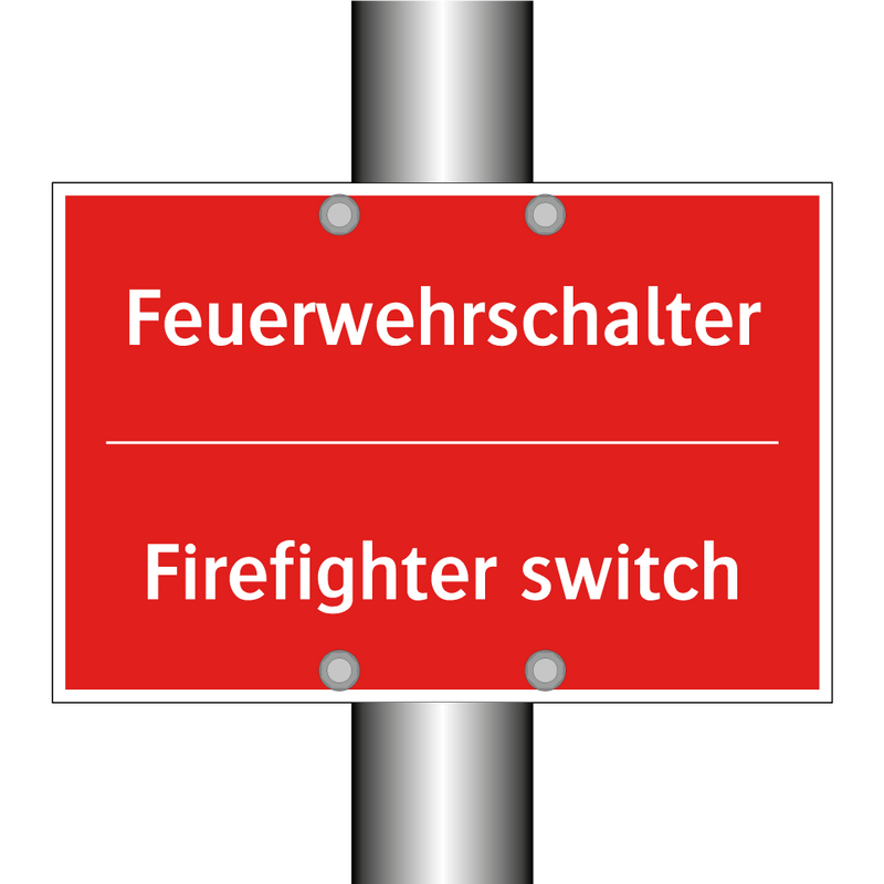 Feuerwehrschalter - Firefighter switch