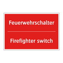 Feuerwehrschalter - Firefighter switch