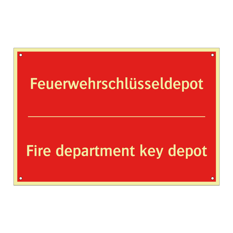 Feuerwehrschlüsseldepot - Fire department key depot
