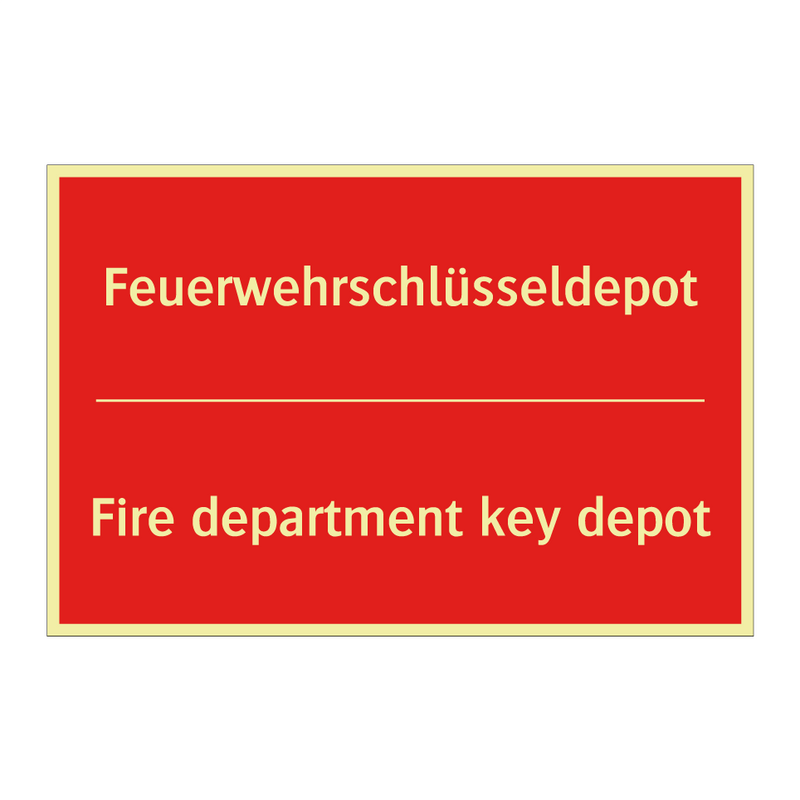 Feuerwehrschlüsseldepot - Fire department key depot