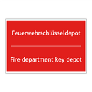 Feuerwehrschlüsseldepot - Fire department key depot