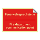 Feuerwehrsprechstelle - Fire department communication /.../