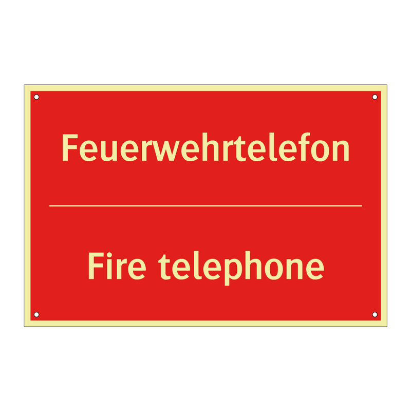 Feuerwehrtelefon - Fire telephone