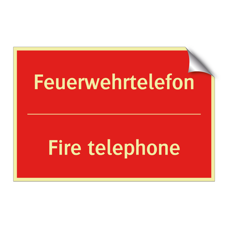 Feuerwehrtelefon - Fire telephone