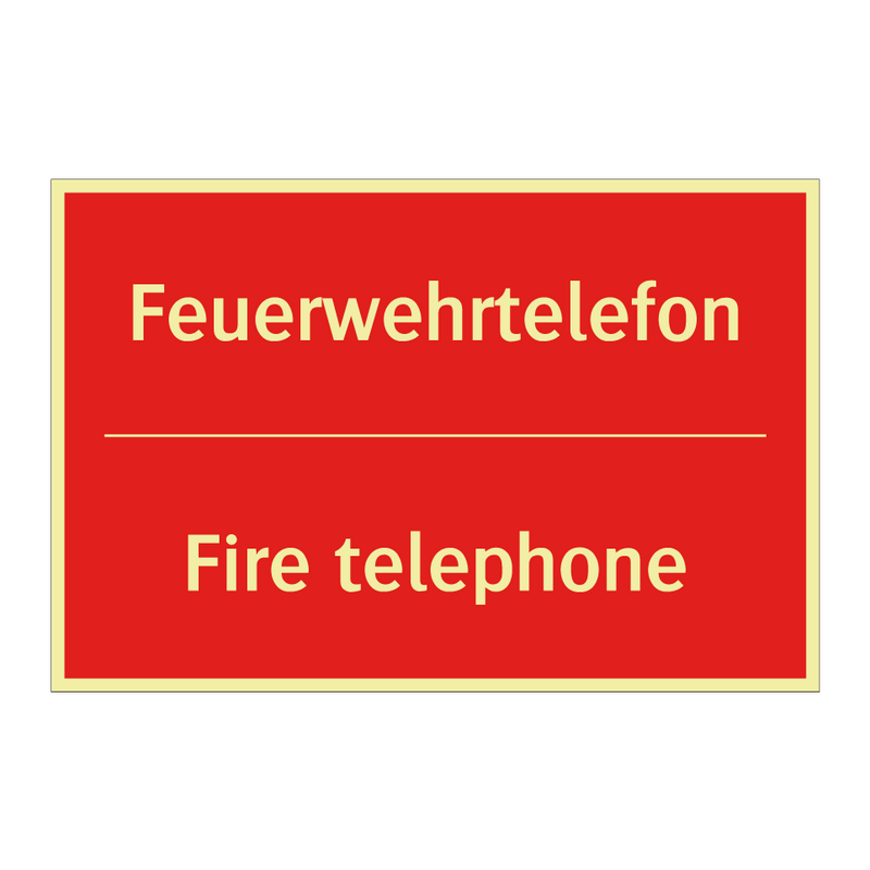 Feuerwehrtelefon - Fire telephone