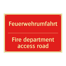 Feuerwehrumfahrt - Fire department access road