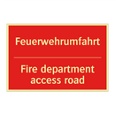 Feuerwehrumfahrt - Fire department access road