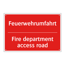 Feuerwehrumfahrt - Fire department access road