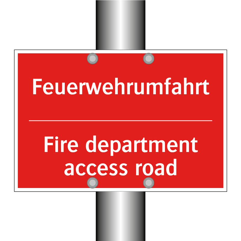 Feuerwehrumfahrt - Fire department access road