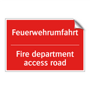 Feuerwehrumfahrt - Fire department access road