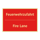 Feuerwehrzufahrt - Fire Lane