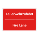 Feuerwehrzufahrt - Fire Lane