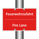 Feuerwehrzufahrt - Fire Lane
