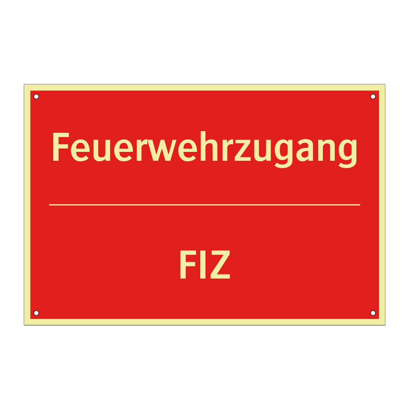 Feuerwehrzugang - FIZ