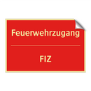 Feuerwehrzugang - FIZ