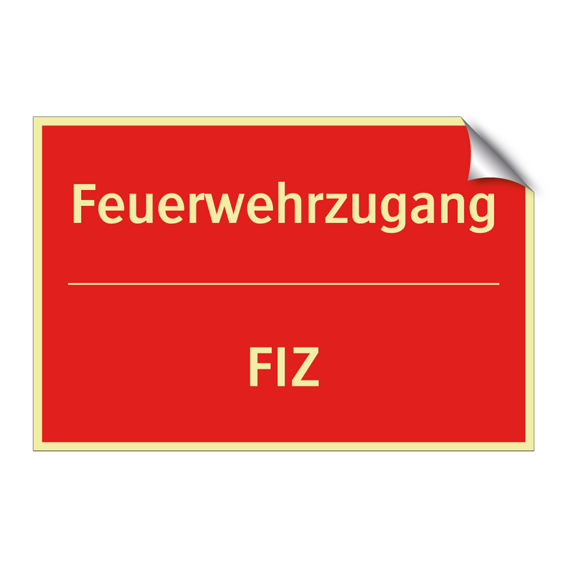 Feuerwehrzugang - FIZ