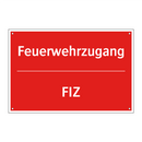 Feuerwehrzugang - FIZ