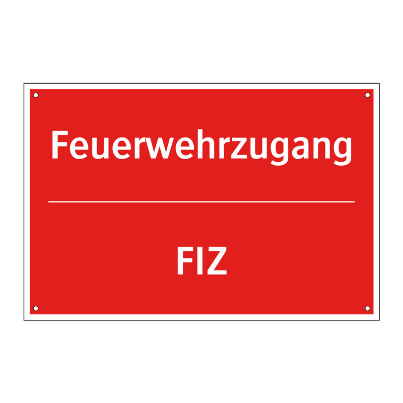 Feuerwehrzugang - FIZ