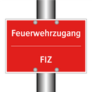 Feuerwehrzugang - FIZ