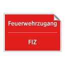 Feuerwehrzugang - FIZ