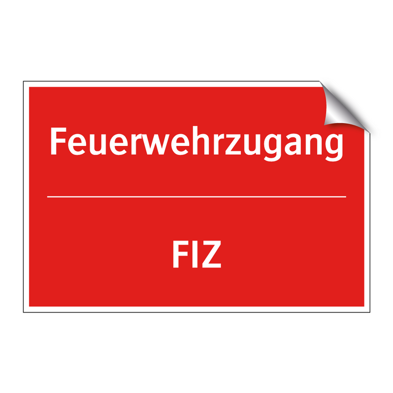 Feuerwehrzugang - FIZ