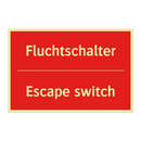 Fluchtschalter - Escape switch