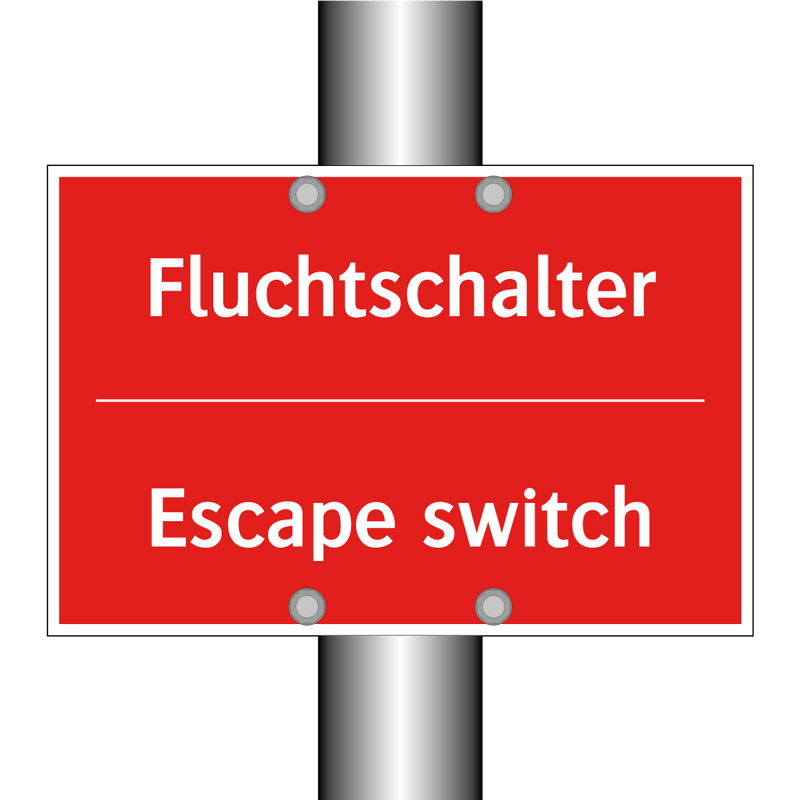 Fluchtschalter - Escape switch