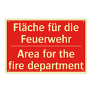 Fläche für die Feuerwehr - Area for the fire department