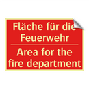 Fläche für die Feuerwehr - Area for the fire department