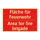 Fläche für Feuerwehr - Area for fire brigade
