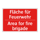 Fläche für Feuerwehr - Area for fire brigade