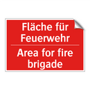 Fläche für Feuerwehr - Area for fire brigade