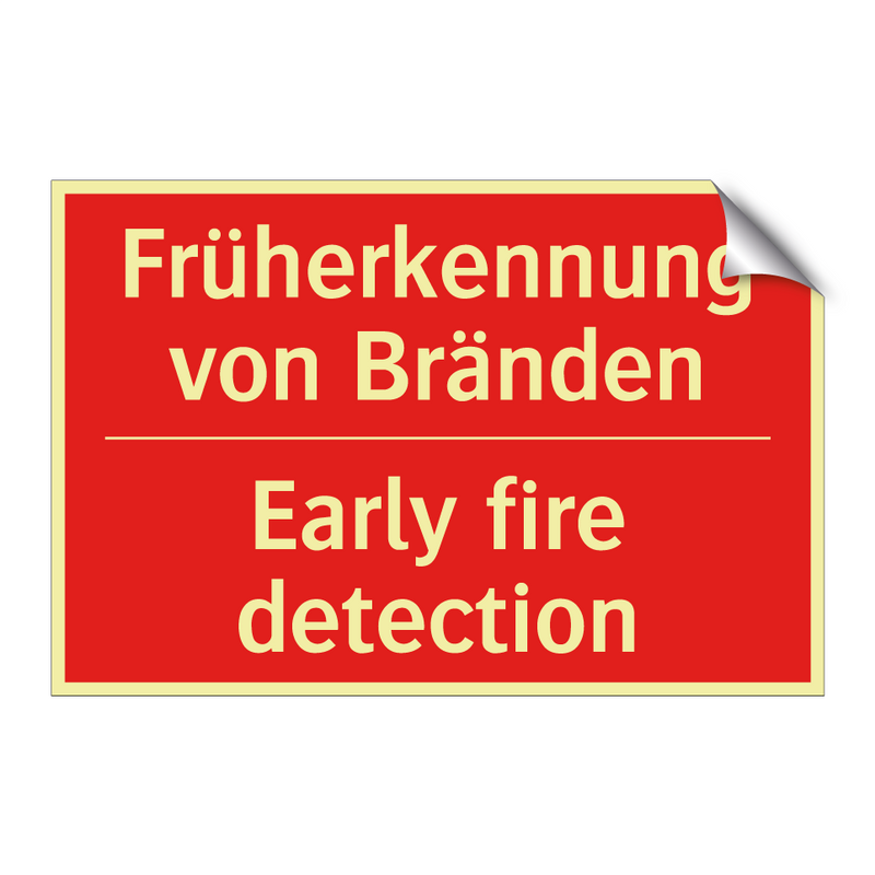 Früherkennung von Bränden - Early fire detection