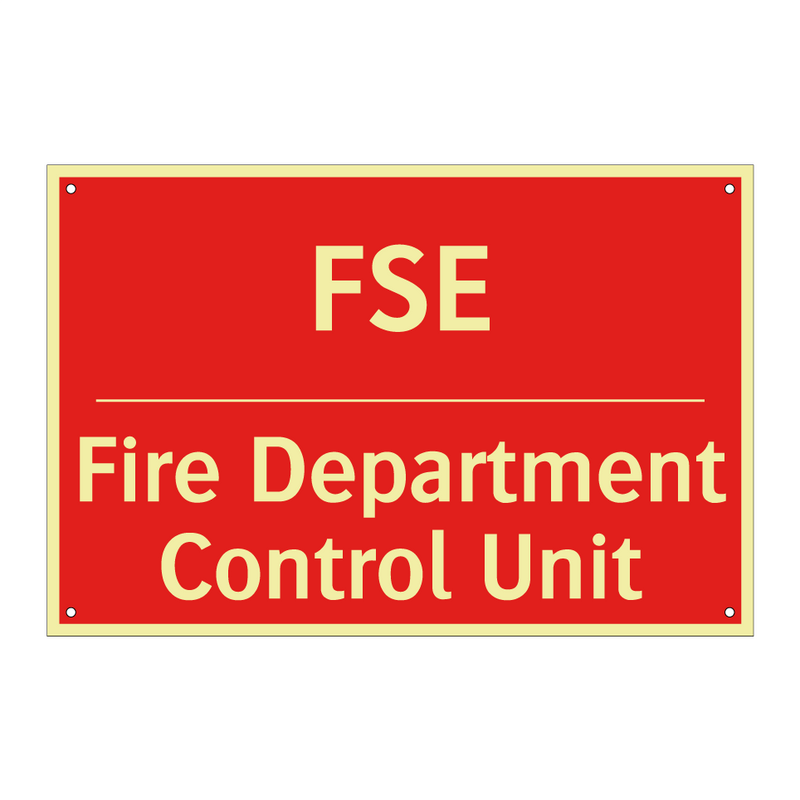 FSE - Fire Department Control Unit