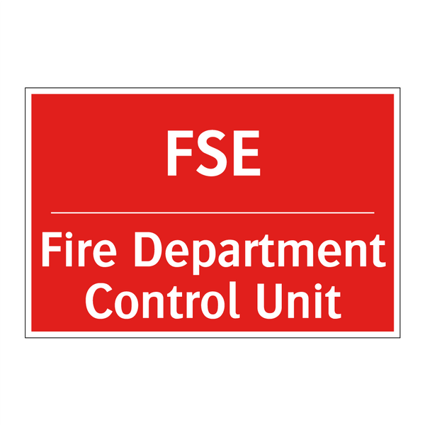 FSE - Fire Department Control Unit
