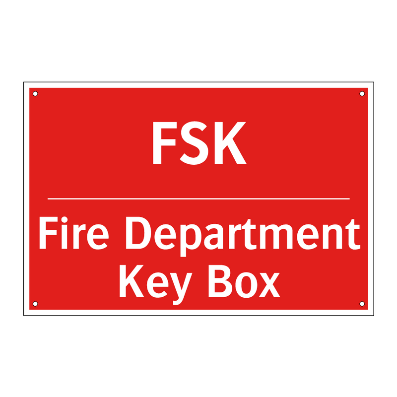 FSK - Fire Department Key Box