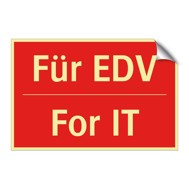 Für EDV - For IT