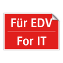Für EDV - For IT