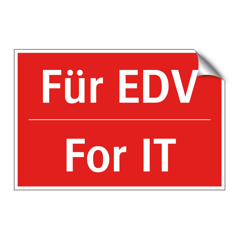 Für EDV - For IT
