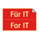 Für IT - For IT