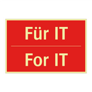 Für IT - For IT