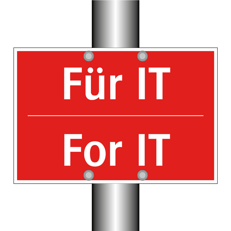 Für IT - For IT