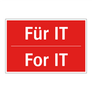 Für IT - For IT